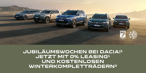 Dacia Online Shop - Aktion: Jubiläumswochen