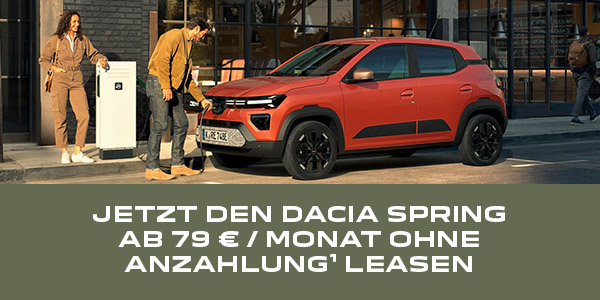 Dacia Online Shop - Spring Leasingaktion