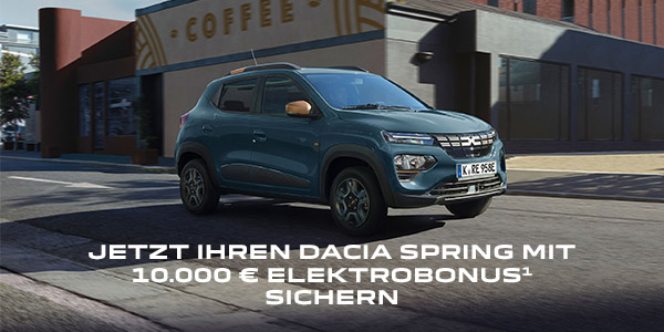 Dacia Online Shop - Spring Elektrobonus